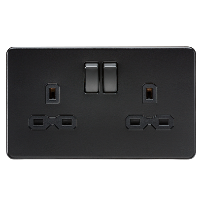 Black Switches and Sockets