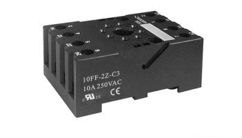 Switchtec 10FF-2Z-C3 Hongfa 8 Pin Din Rail Mount Relay Base