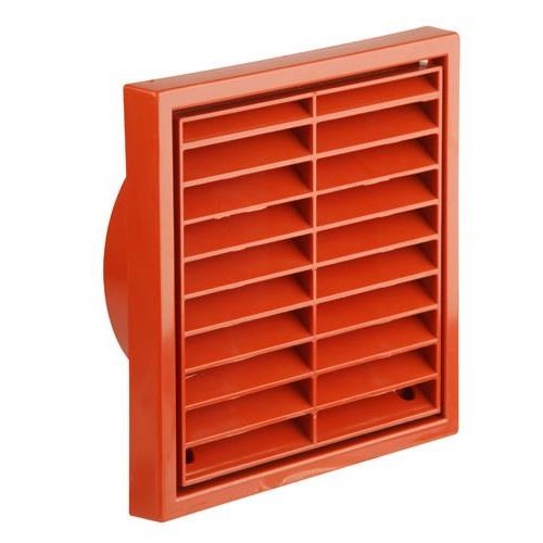 Manrose 1152T 4'' Fixed Grille Terracotta