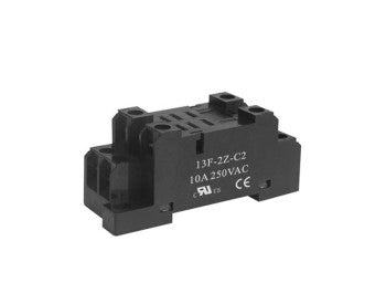 Switchtec 13FF-2Z-C2 Hongfa 8 Pin Din Rail Mount For HF13 Relay Base