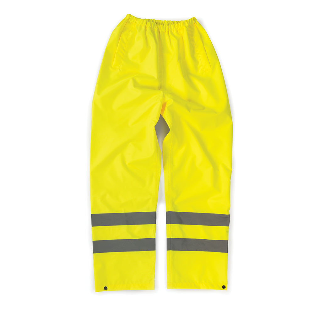 Tough Grit 497378 Hi-Vis Waterproof Trousers Yellow Size S