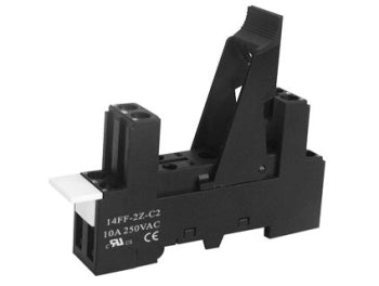 Switchtec 14FF-2Z-C2 Hongfa SP / DP Din Socket For HF115F, HF14FF & HF140FF Relays