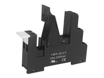 Switchtec 14FF-2Z-C3-N Hongfa SP / DP Din Socket For HF115F, HF14FF & HF140FF Relays