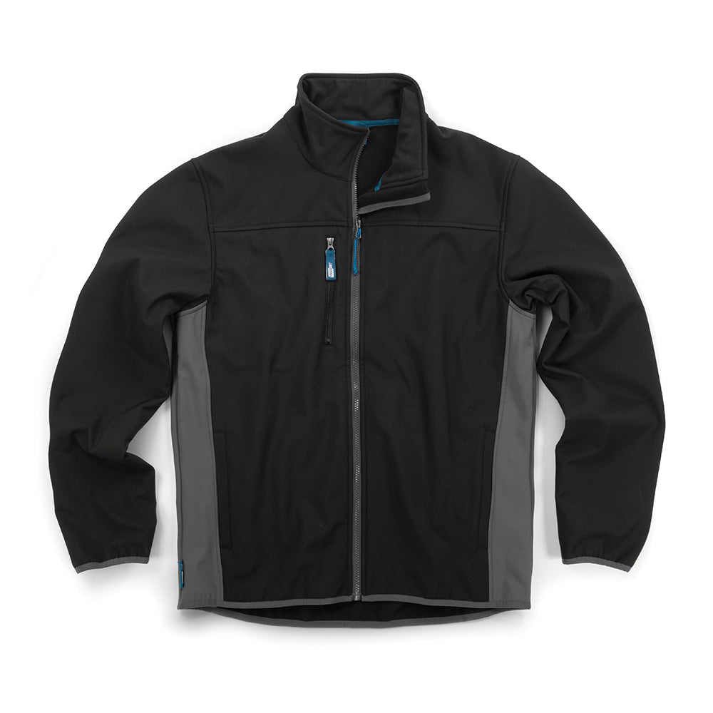 Tough Grit 638047 2-Tone Softshell Jacket Black / Charcoal Size XS