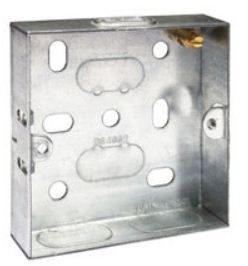 1 Gang 16mm Metal Box