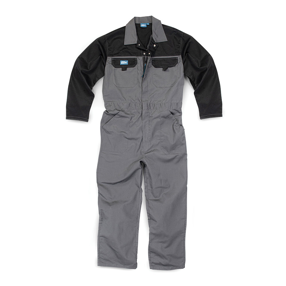 Tough Grit 200454 Zip-Front Coverall Charcoal Size L