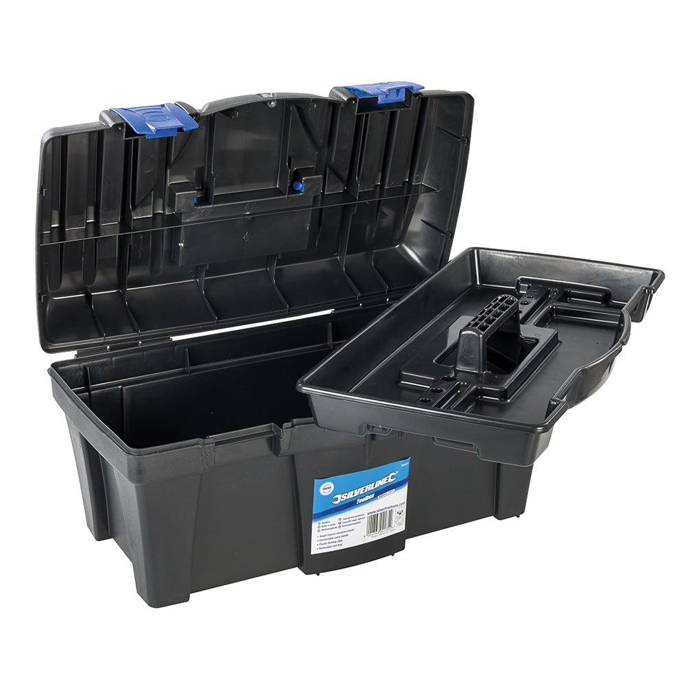 Silverline 250294 460mm Tool Box Black/Blue