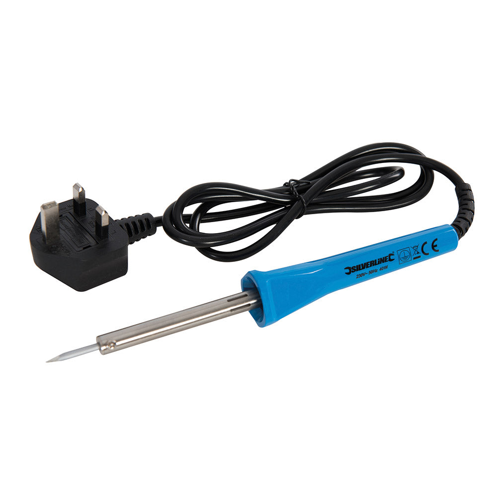 Silverline 263572 40W Soldering Iron 230V