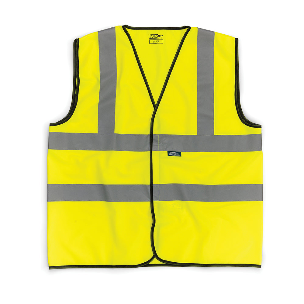 Tough Grit 920817 Hi-Vis Vest Yellow Size S