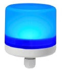 Switchtec 28241 Sirena E-Lite 24V DC Compact Blue LED Beacon (Quick Connect) M12 24V DC