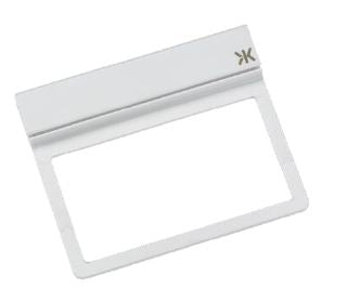 Knightsbridge 2GPHW 2 Gang Flip Down Phone Holder White