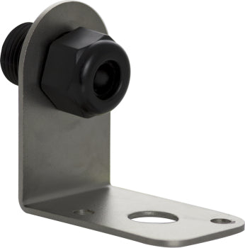 Switchtec 33358 Sirena TWS SB Black Stainless Steel 90 Degree Wall Mount Bracket with Gland IP65