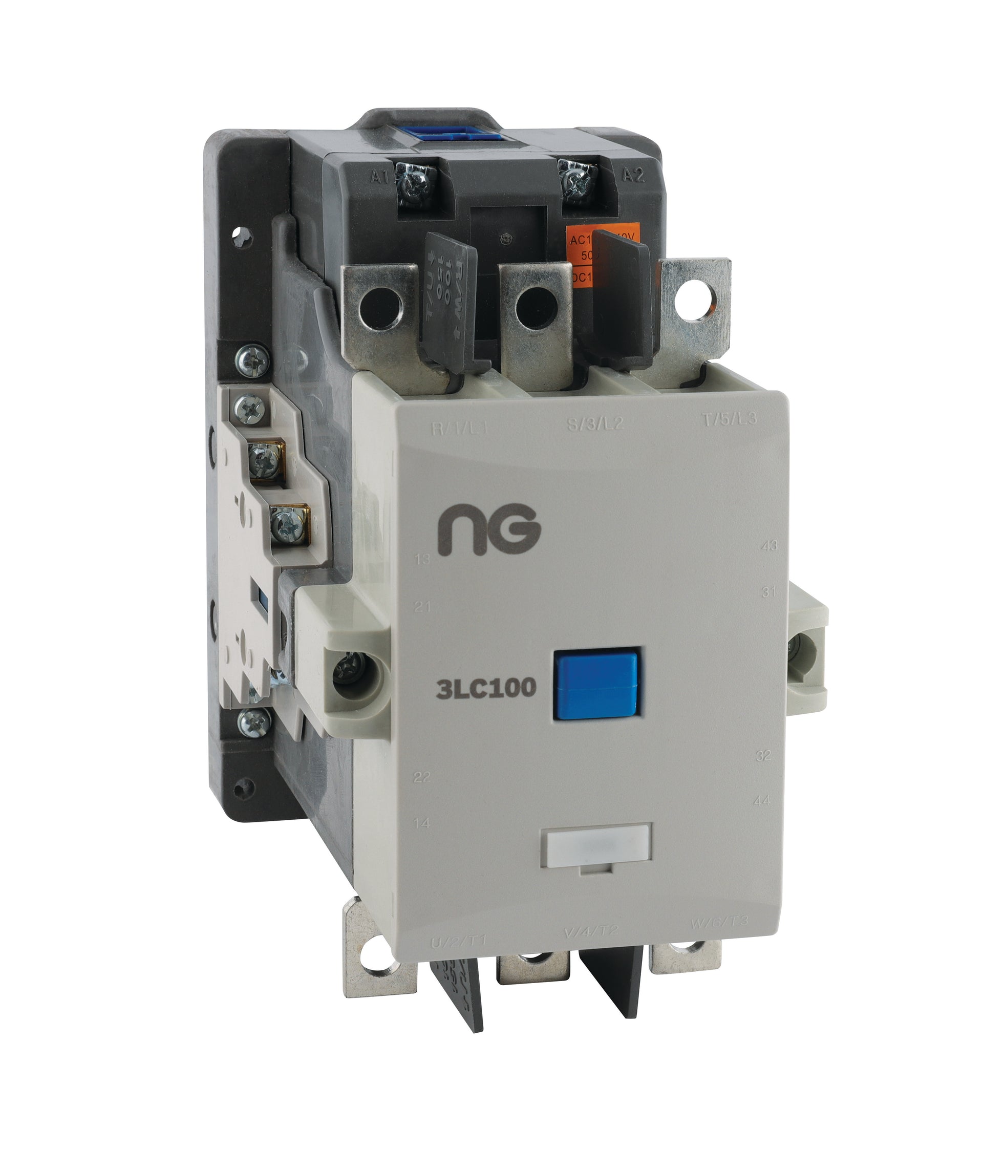 Niglon 3LC100 100A TP AC/DC Contactor 2NO/2NC 100-240V