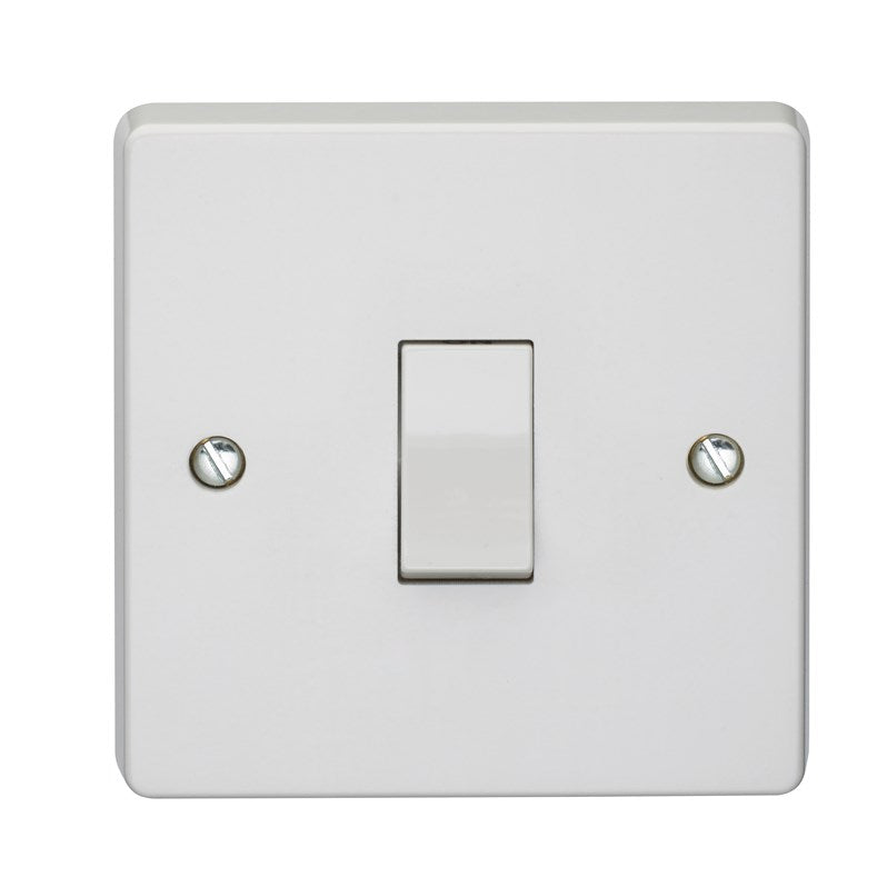 Crabtree 4015 1 Gang 20A DP Switch with Flex Outlet