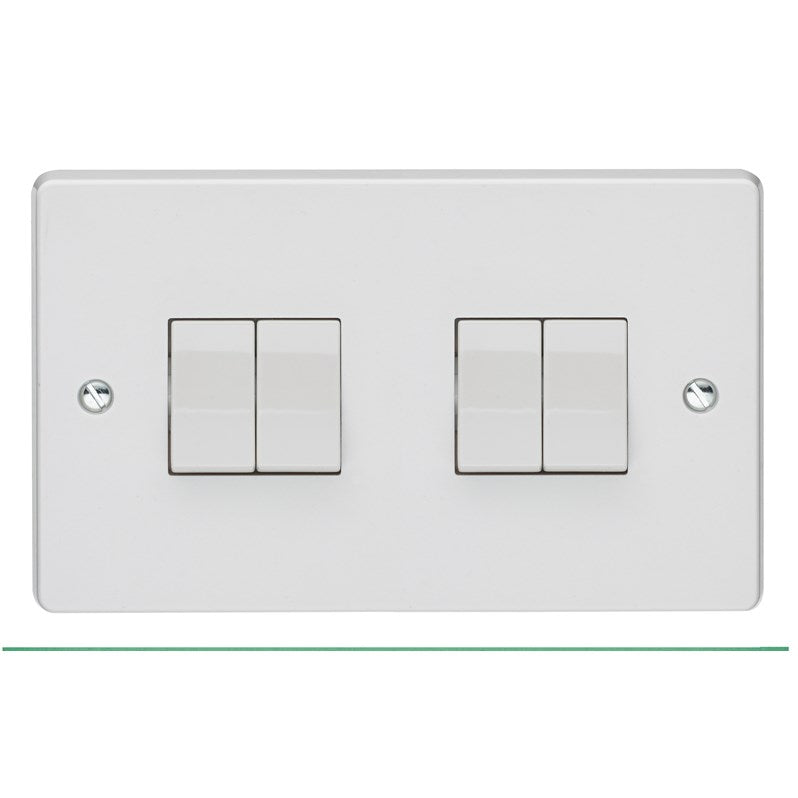 Crabtree 4174 4 Gang 2 Way Switch