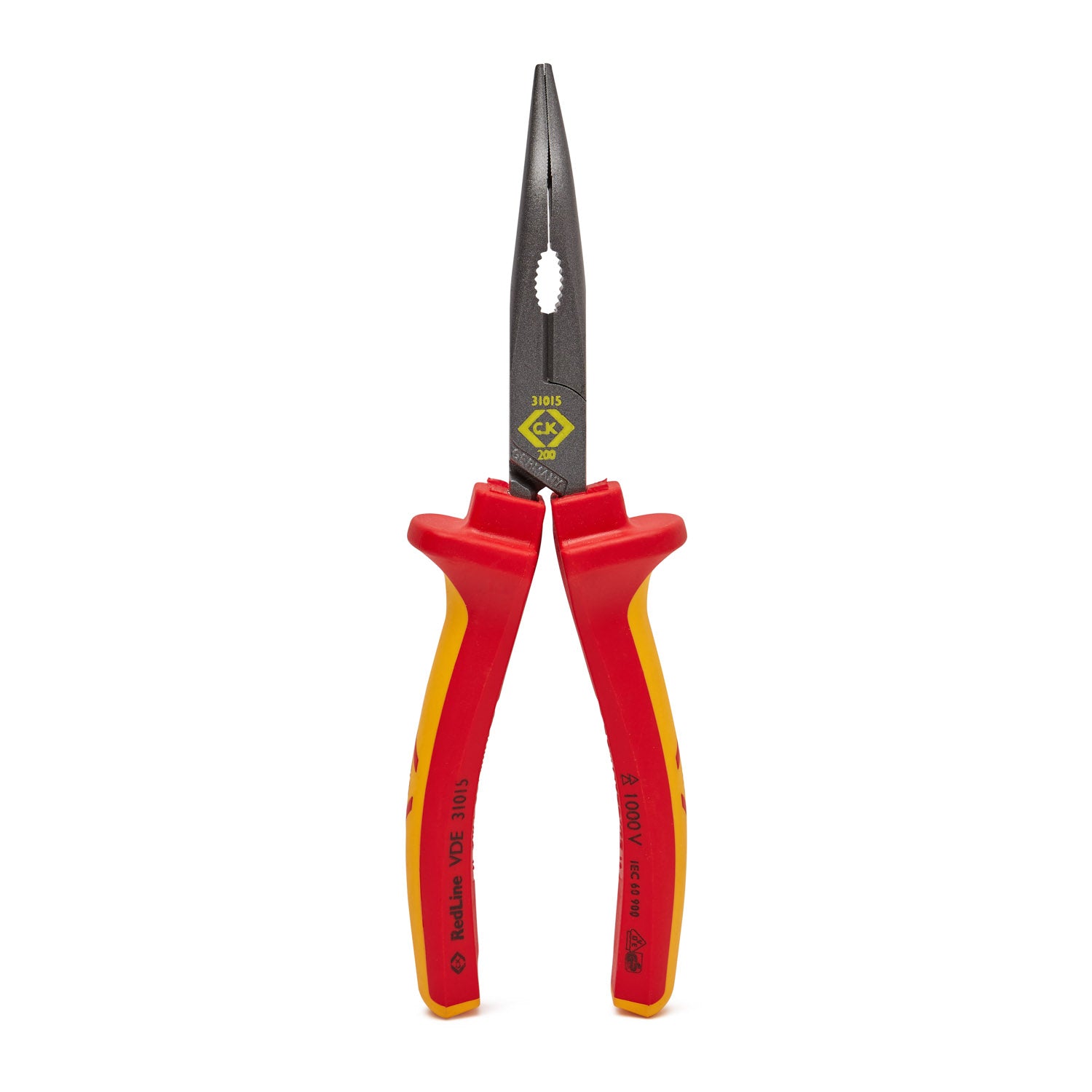 CK 431015 Redline 200mm VDE Bent Nose Pliers