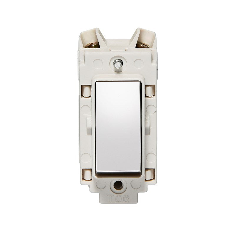 Crabtree 4535/6HPC/WH 20A Intermediate Switch Module Polished Chrome White Trim