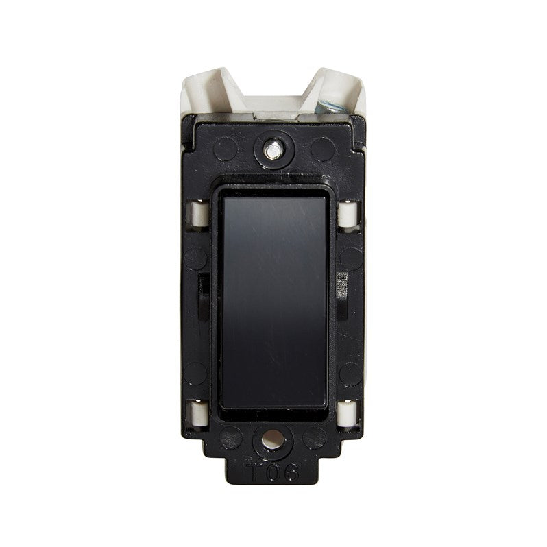 Crabtree 4489/BK 10A Retractive Switch Module Black