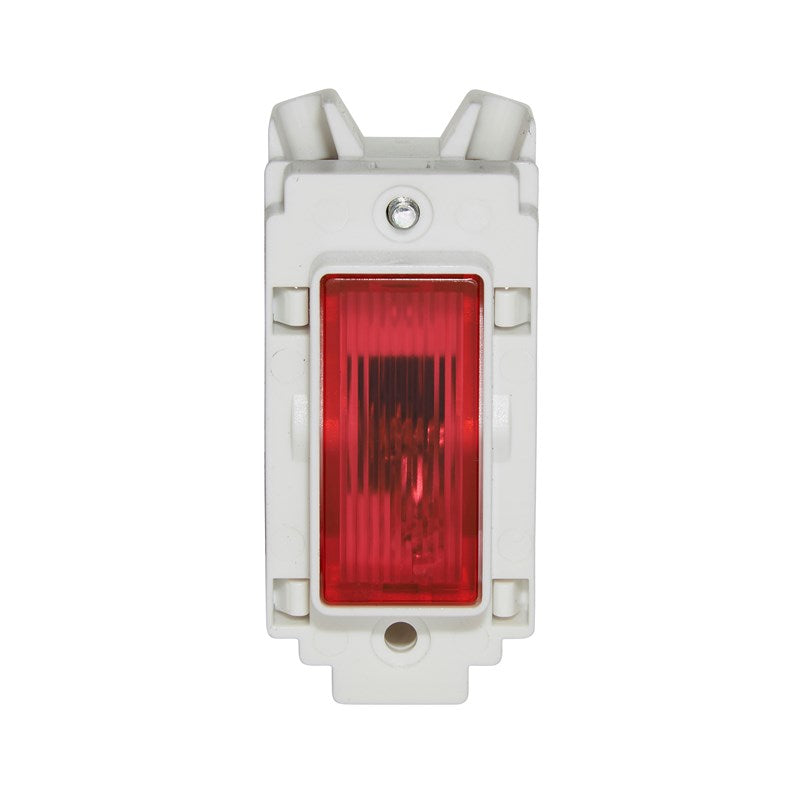 Crabtree 4491 Red Neon Indicator Grid Module