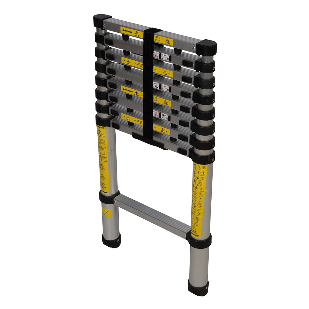 Silverline 452123 9 Tread 2.6m Telescopic Ladder