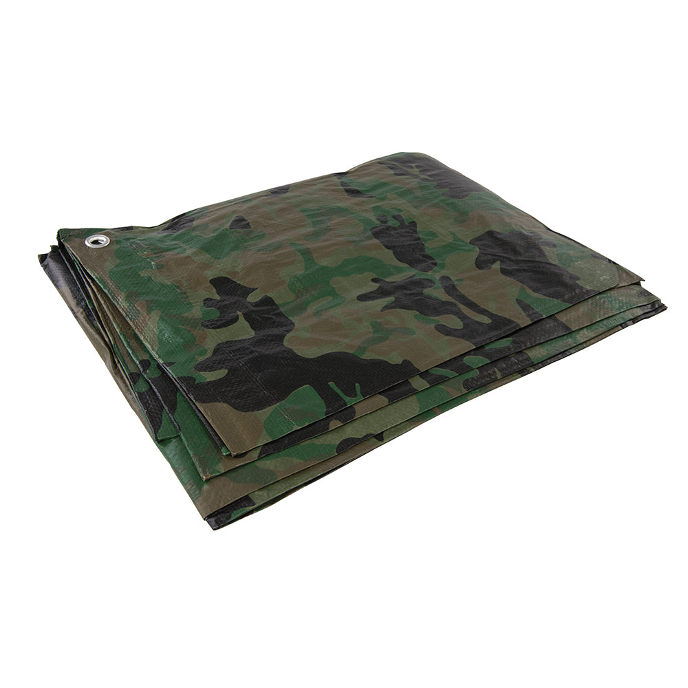 Silverline 488443 2.4 x 3m Camo Tarpaulin