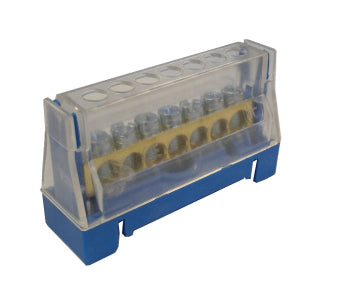 Switchtec 507N Arnocanali 63A 7 Way Din Rail Terminal Block (10-16mm) Blue