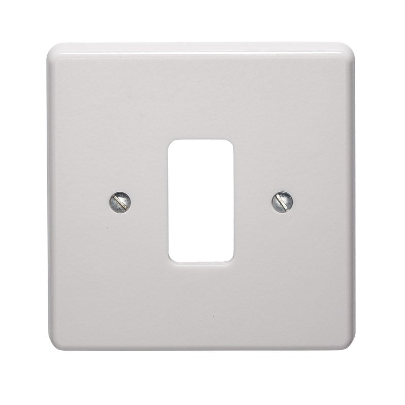 Crabtree 5571 1 Gang Grid Faceplate