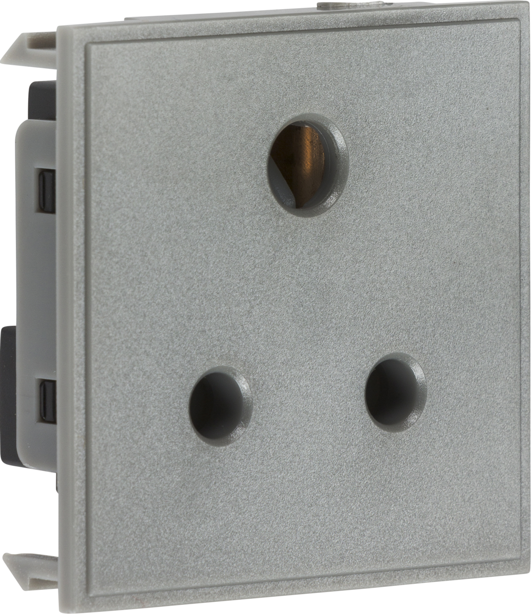 Euro 5AG 5A Socket Module Grey