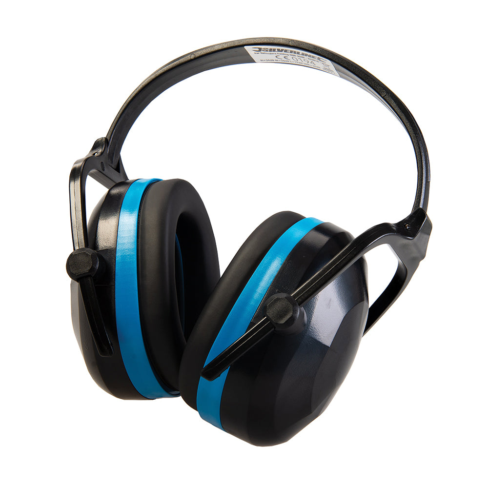 Silverline 633816 Ear Defenders Black/Blue