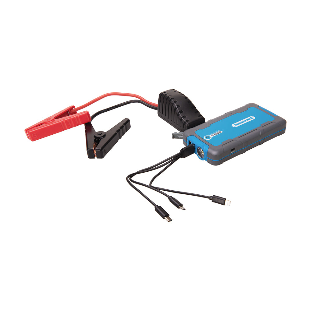 Silverline 684786 400A 6000mAh 12V Lithium Jump Starter & Powerbank