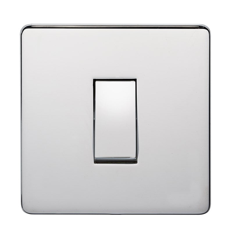 Crabtree 7015/HPC 1 Gang 45A DP Switch Polished Chrome