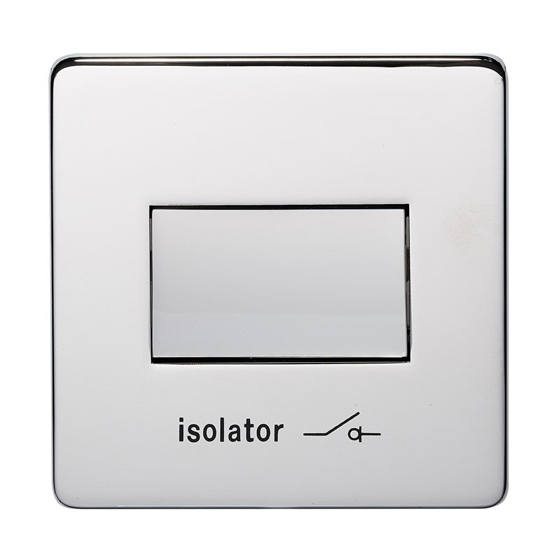 Crabtree 7017/HPC Fan Isolator Switch Polished Chrome