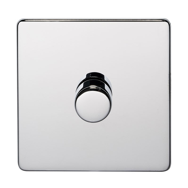 Crabtree 7400/D1HPC 1 Gang 2 Way 400W Dimmer Polished Chrome