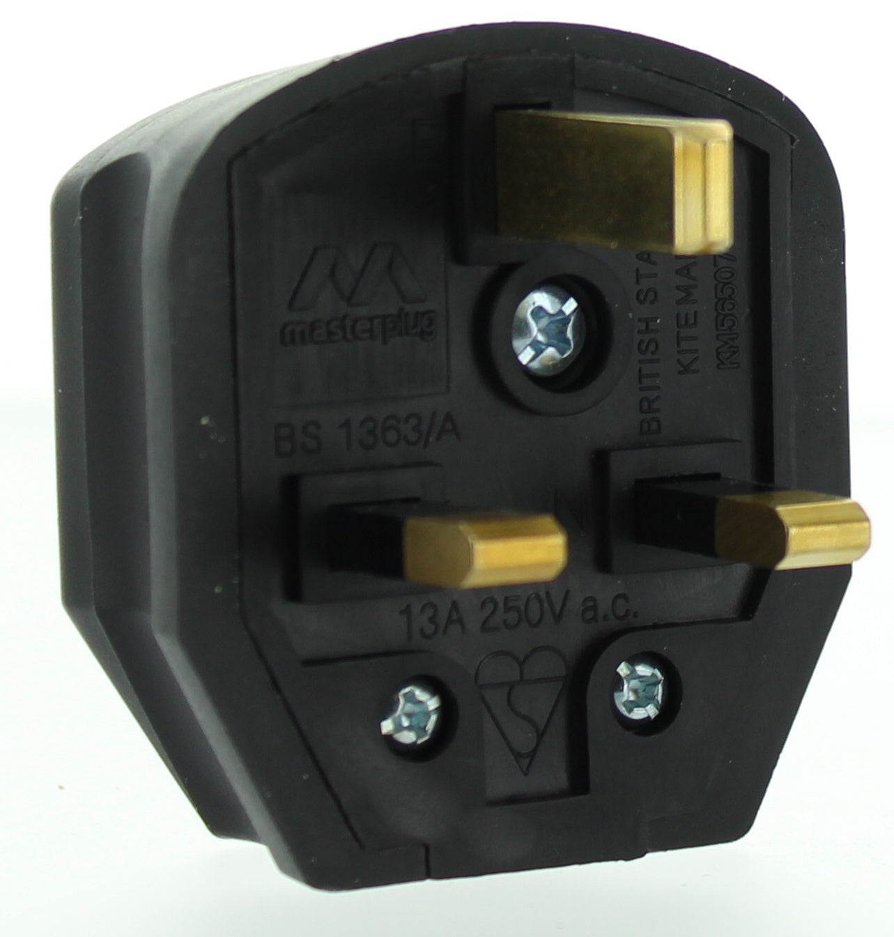 13A Heavy Duty Black Plug