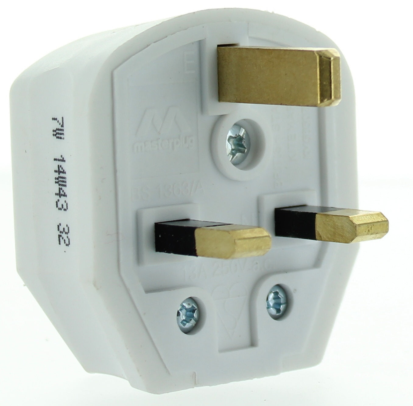 13A Heavy Duty White Plug