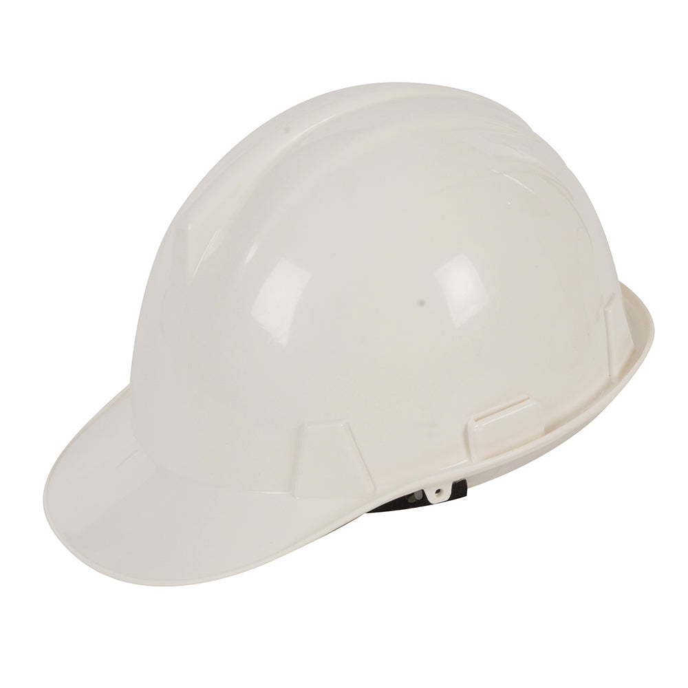 Silverline 868532 White Safety Helmet