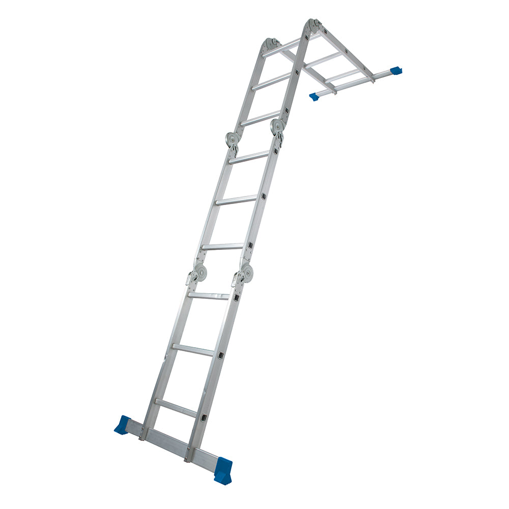 Silverline 953474 12 Tread Multipurpose Ladder with Platform 3.6m