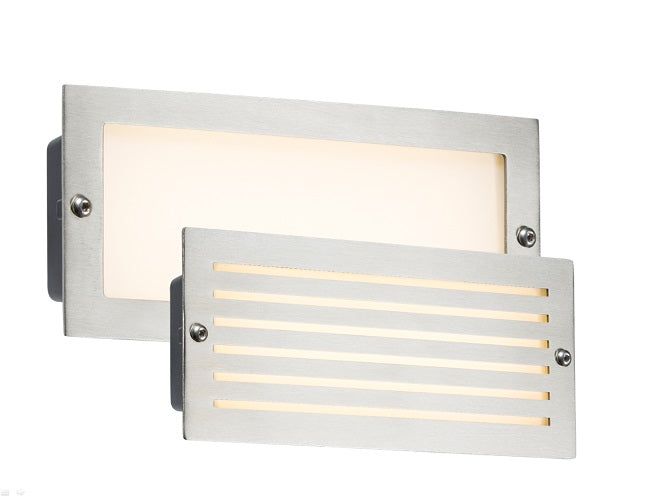 Knightsbridge BLED5SW 5W LED Stainless Steel Bricklight IP54 White Light Output