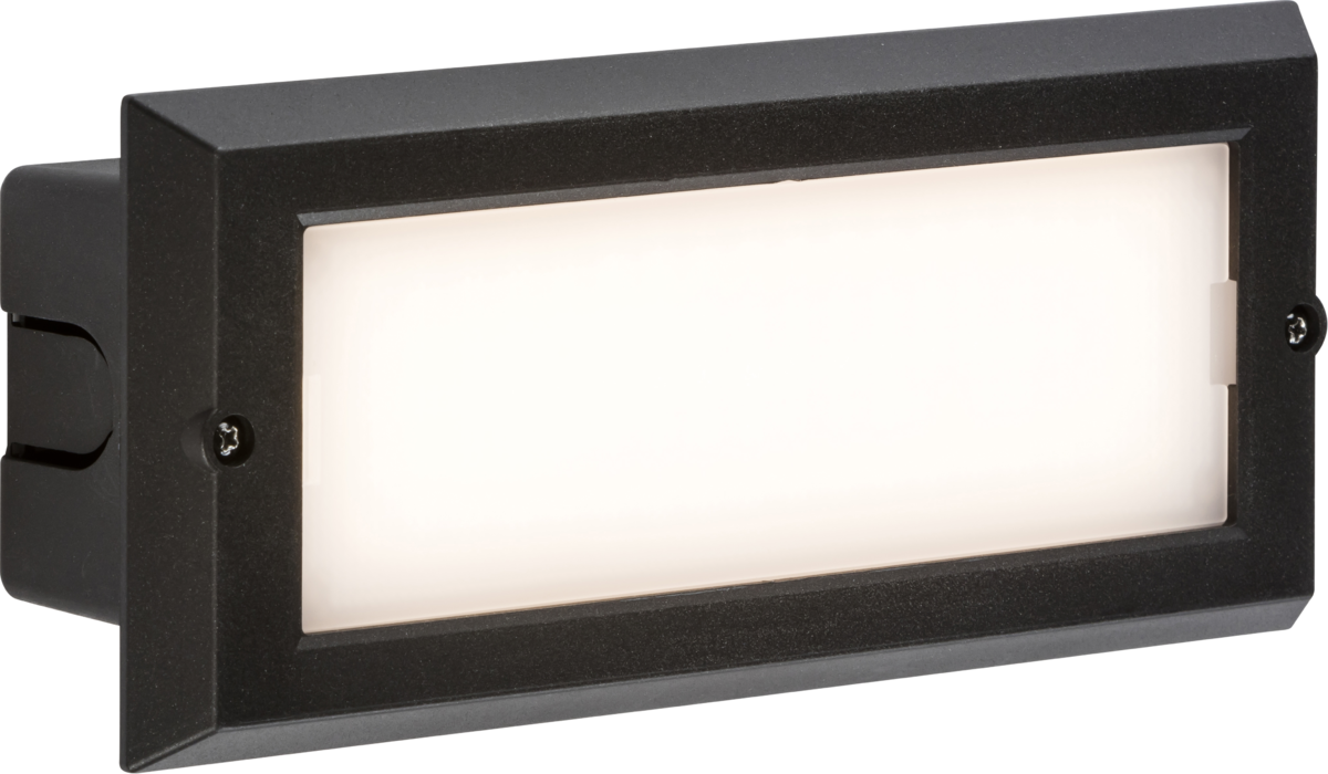 Knightsbridge BLKITBK 5W LED Bricklight Recess Kit Black