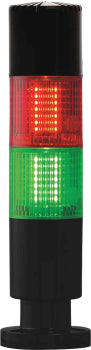 Switchtec BNTWS-RGS-24 Sirena Baby TWS Steady Red, Green and Sounder Light Tower 24V AC/DC