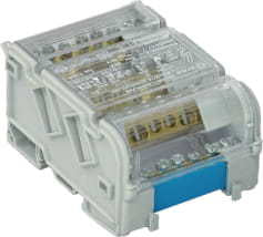 Switchtec BR74100 Arnocanali 125A 4 Pole 7 Hole (1x 35mm, 1x 25mm, 5x 10mm) Distribution Block