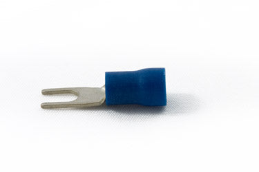 Partex BS32N 3mm Narrow Blue Spade (Fork) Terminal (100)