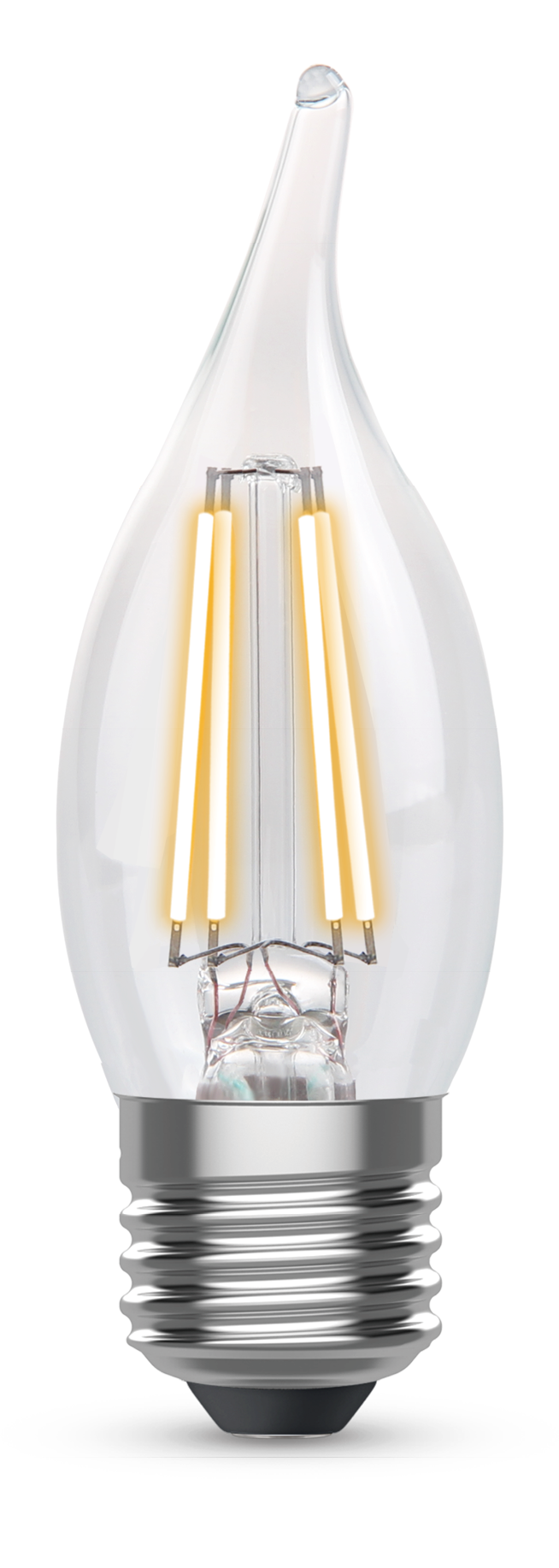 Kosnic BTP4.2D-ES27 4.2W ES Clear Dimmable Bent Tip LED Candle 2500K