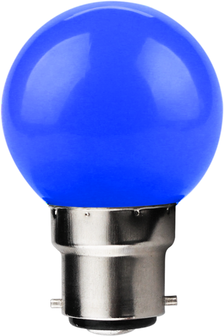 Kosnic KLED01GLF/B22-BL Colour Golf 1W BC Blue LED Golfball