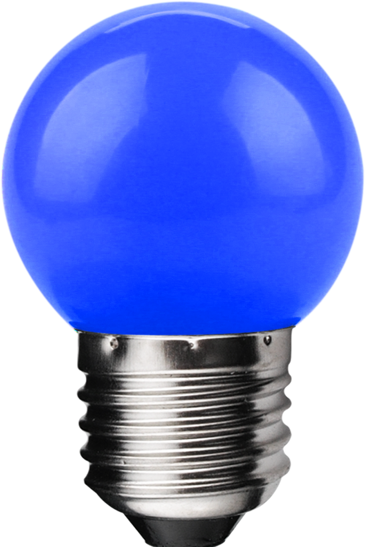 Kosnic KLED01GLF/E27-BL Colour Golf 1W ES Blue LED Golfball