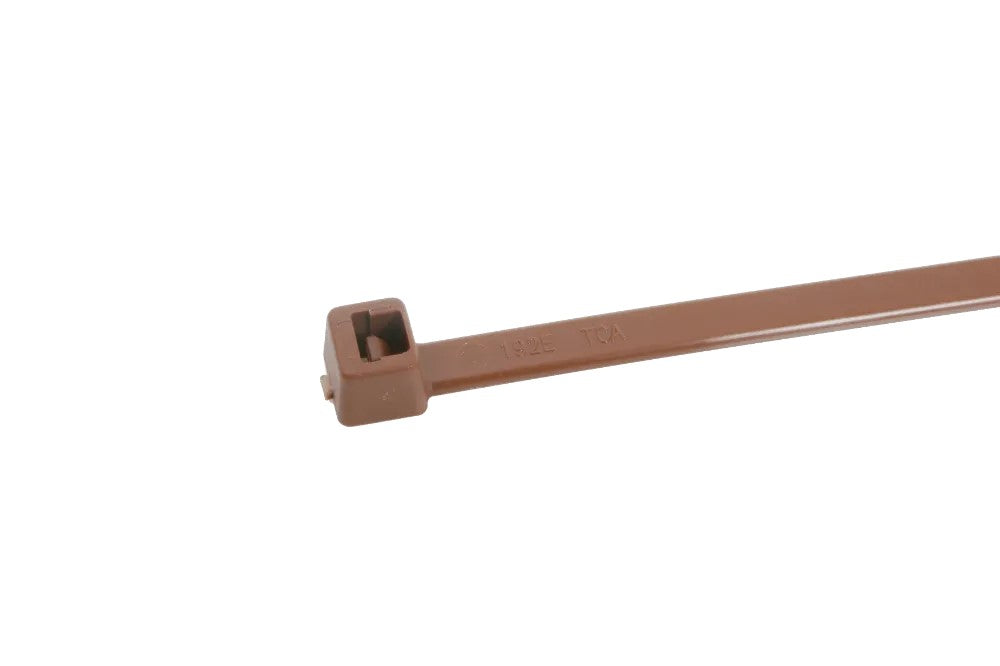 Term Tech TT100-2.5BROWN 100mm x 2.5mm Nylon Cable Ties Brown (100)