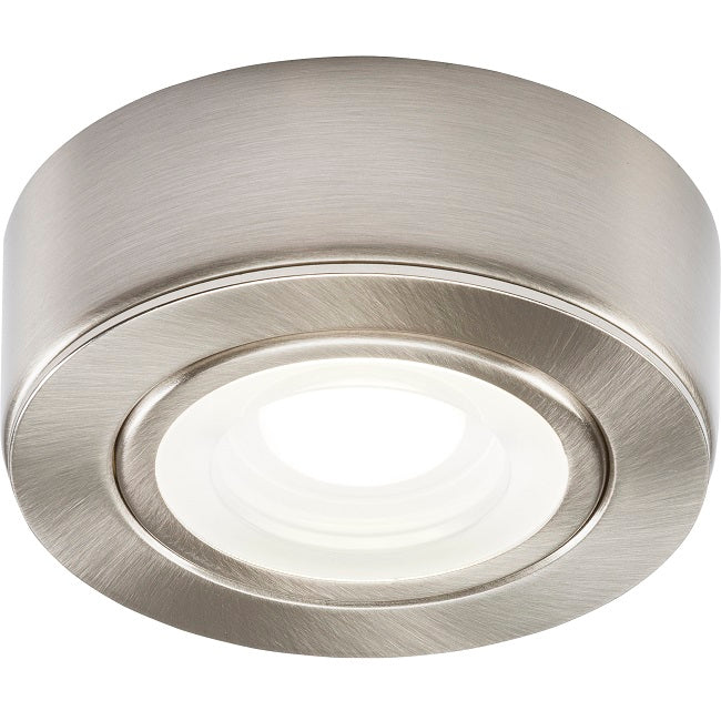 Knightsbridge CABCTBC 2W CCT LED Round Cabinet Light Brushed Chrome