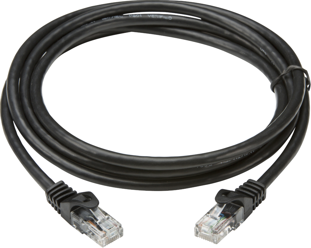 Data CAT6B-3M RJ45 CAT 6 Patch Lead 3 Metre Black