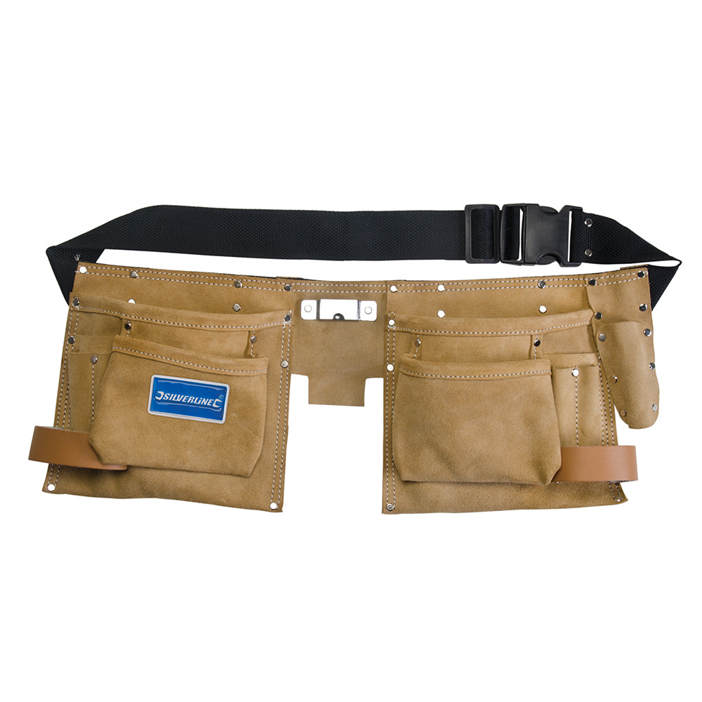 Silverline CB05 8 Pocket Double Pouch Tool Belt