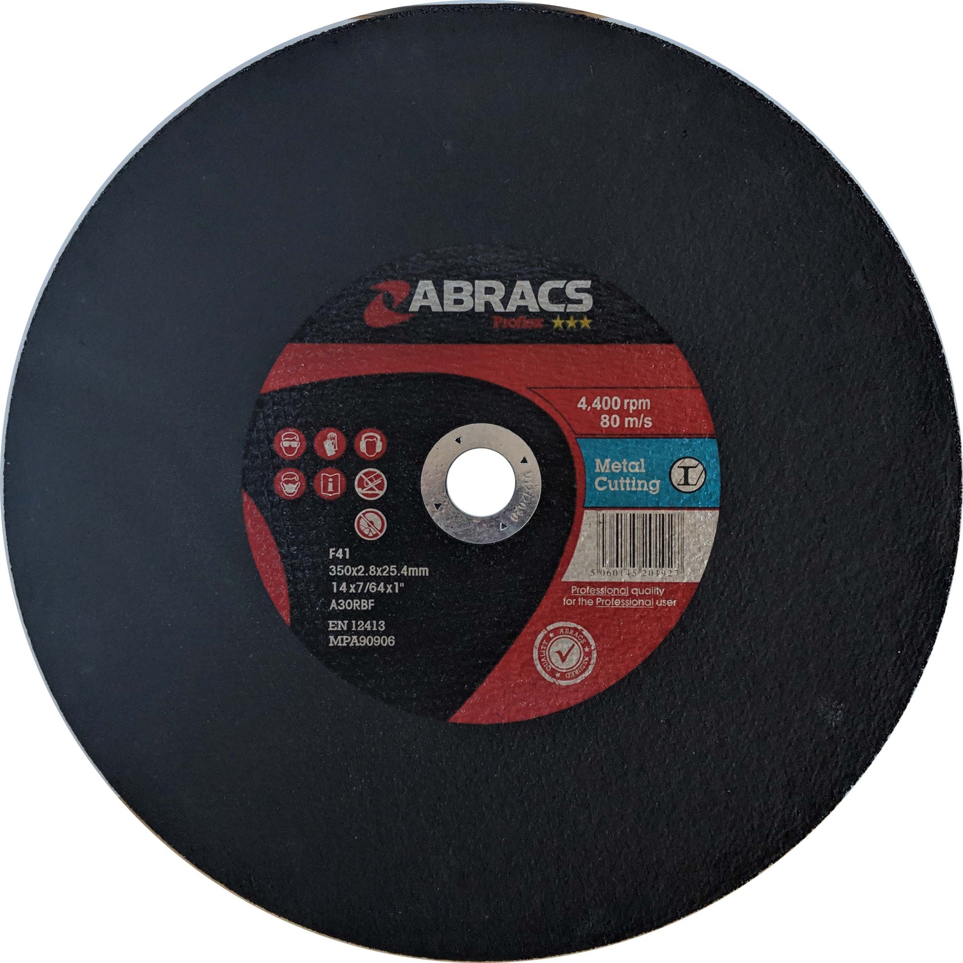 Deligo CDM922 230mm x 3mm x 22mm Bore Flat Metal Cutting Disc